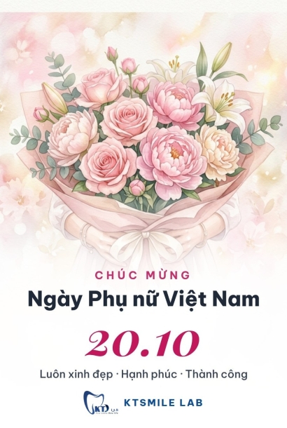 KTSMILE LAB chúc mừng Ngày Phụ nữ Việt Nam 20/10